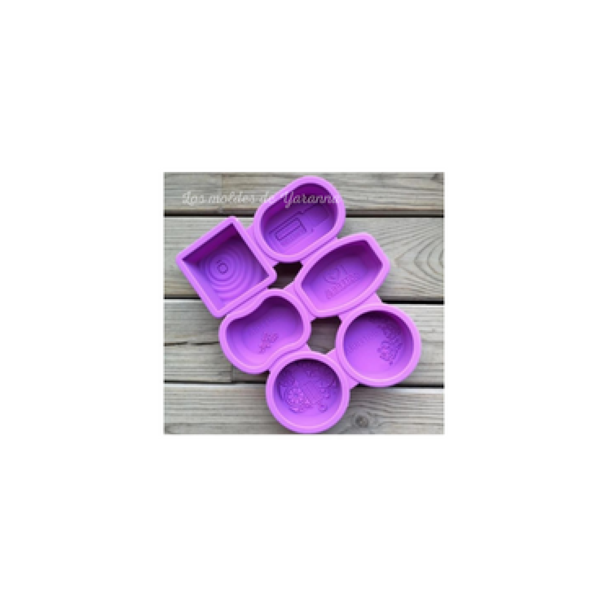 Molde Varias Figuras 6 Cavidades