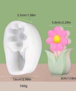 Molde Vela Flor