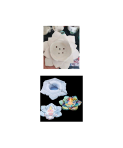 Molde Vela Flor Abierta