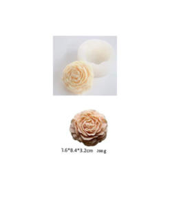 Molde Vela Peonia Mediana