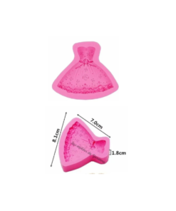 Molde Vestido con flores