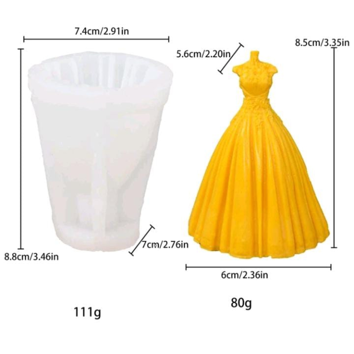 Molde Vestido de 15 años