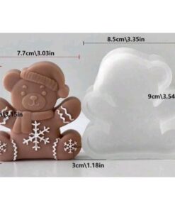 Oso Navideño con gorro