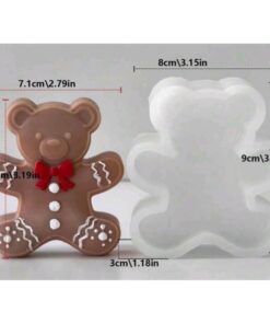 Oso Navideño con moño