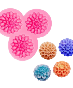 Molde Claveles 3 cavidades