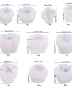 Molde Kit Suculentas 10 piezas