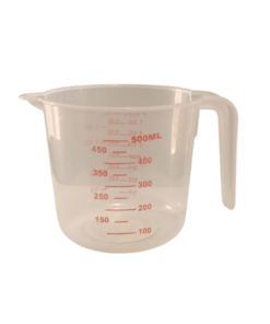 Taza medidora mediana 500 ml.